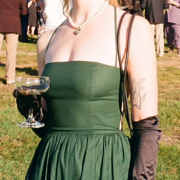Elegant Green Reformation Midi Dress Size 2 - Picture 1 of 5